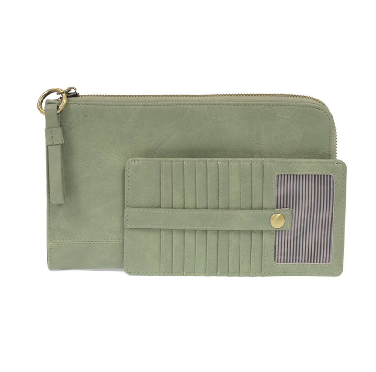 Joy Karina Crossbody Wallet Cameo Green