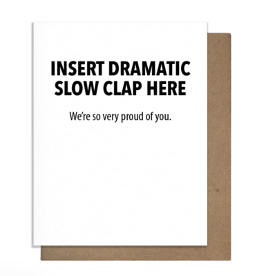Dramatic Clap Card