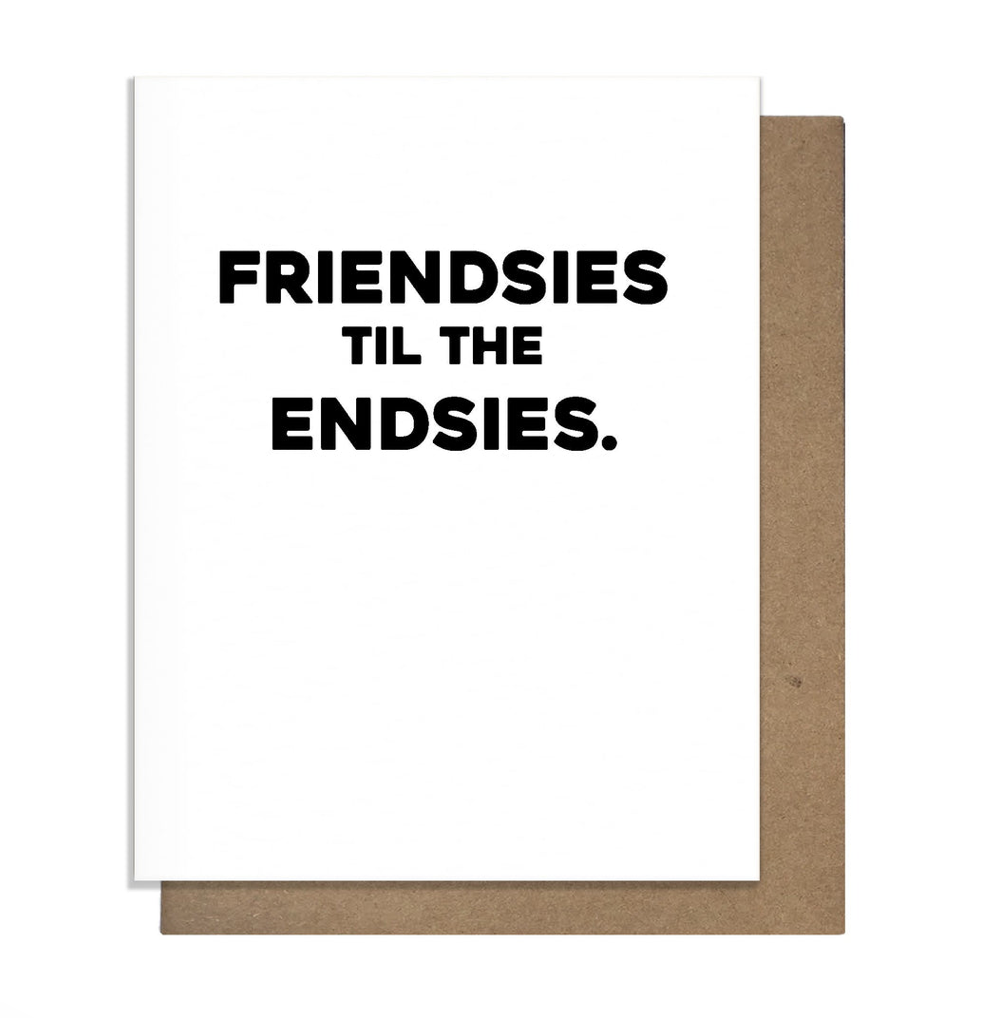 Friendsies Til Endsies Card