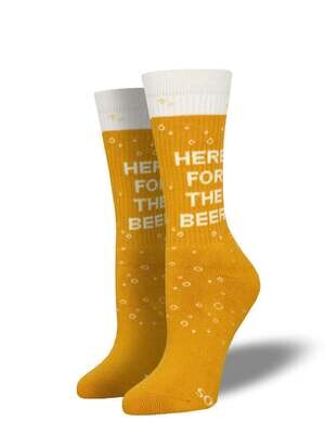 Here for Beer Men's Socks
