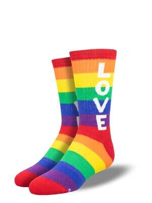 Love Rainbow 7-10 Kid's Socks