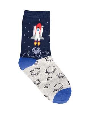 To the Moon and Back 2-4 Kid's Socks