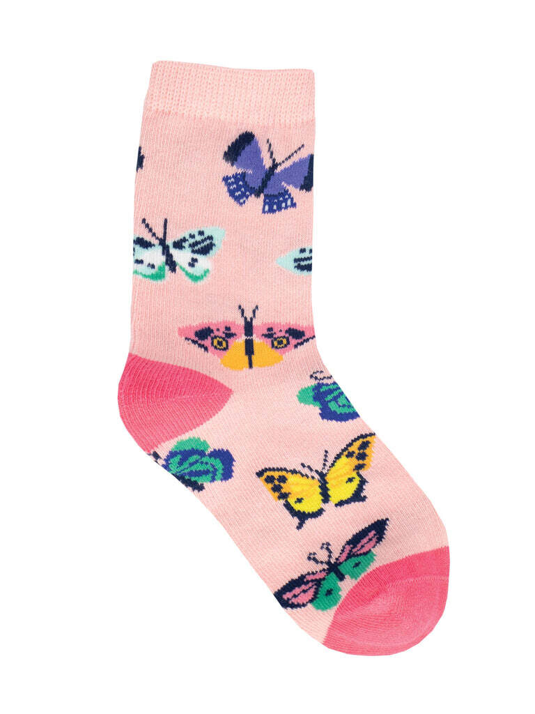 Butterfly Migration 2-4 Kid's Socks