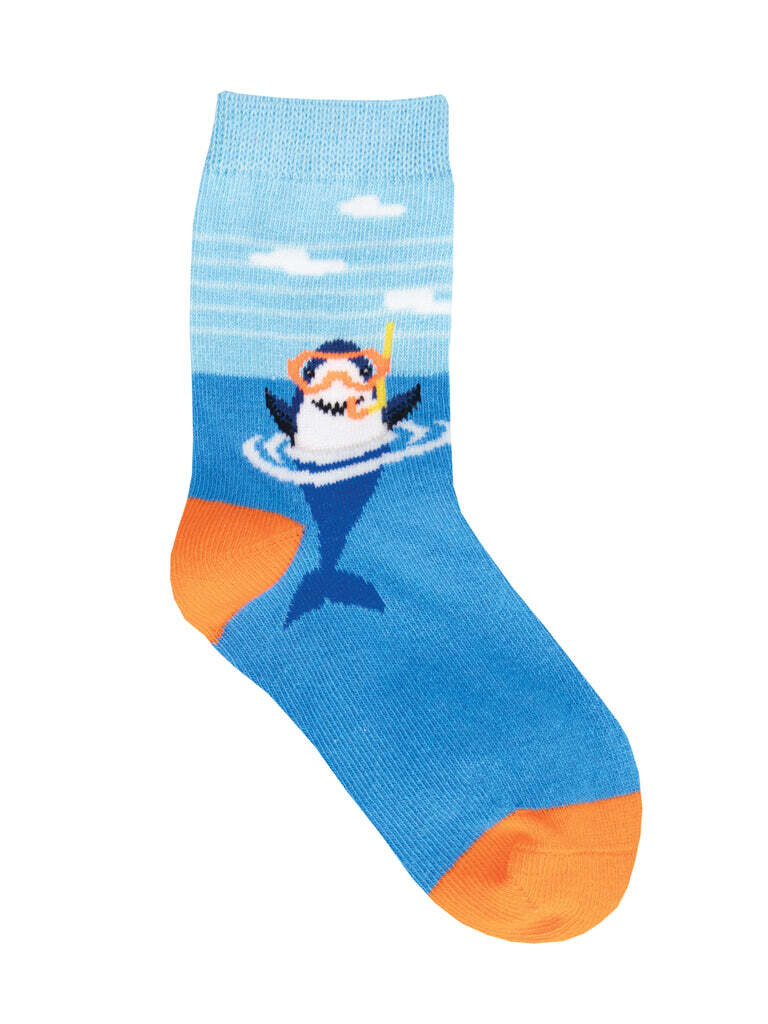 Snorkle Shark 2-4 Kid's Socks