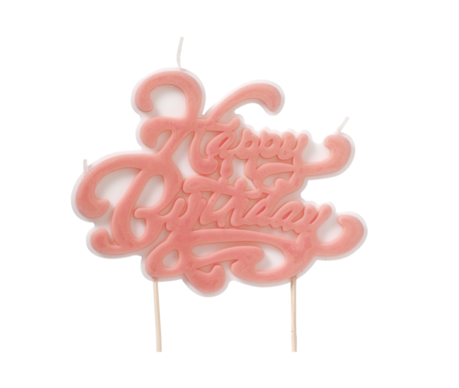 Happy Birthday Pink Candle