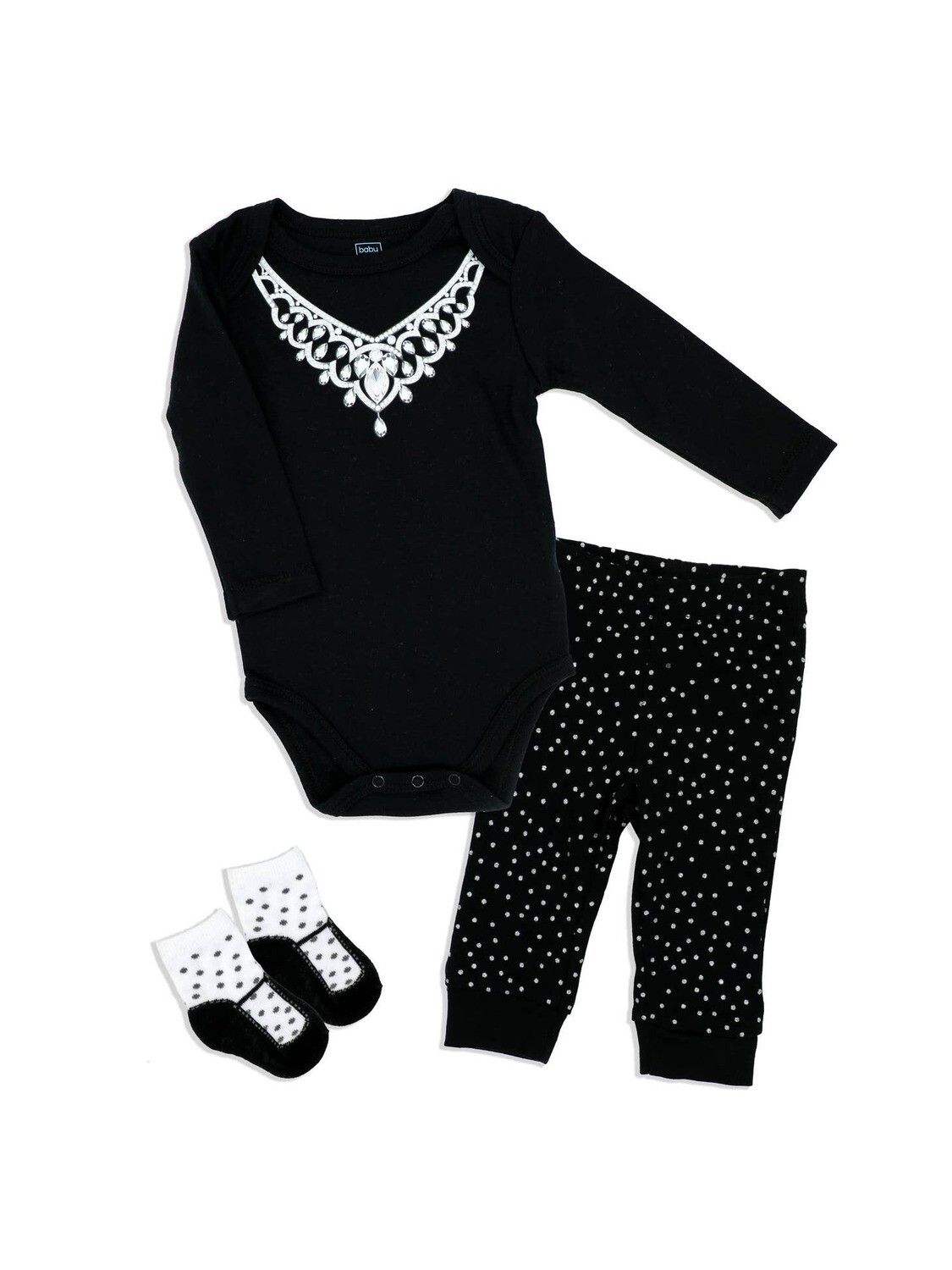 Fancy Necklace Onesie Set