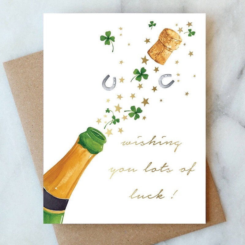 AJ Charms luck Card