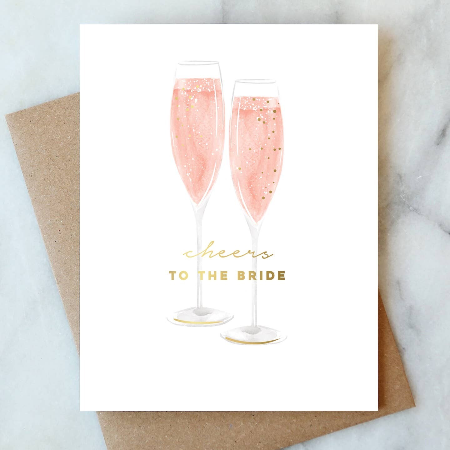 AJ Bubbles for the Bride Card