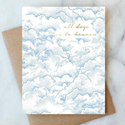 AJ All Dogs go to Heaven Card