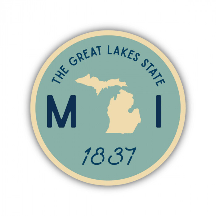 Michigan 1837 Sticker