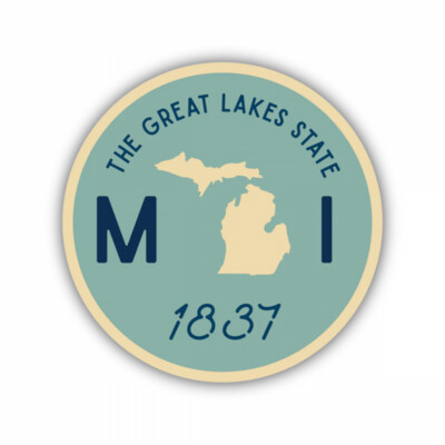 Michigan 1837 Sticker