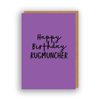 Happy Birthday Rug Card