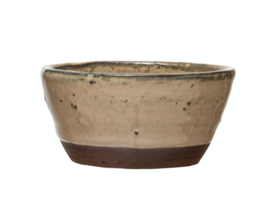 Brown Wash Stone 3 3/4 " Bowl 