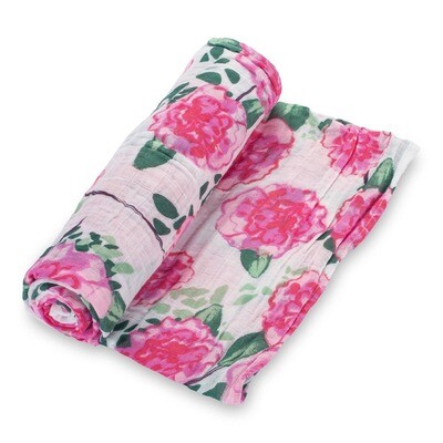 Lolly-Pink Flower Swaddle