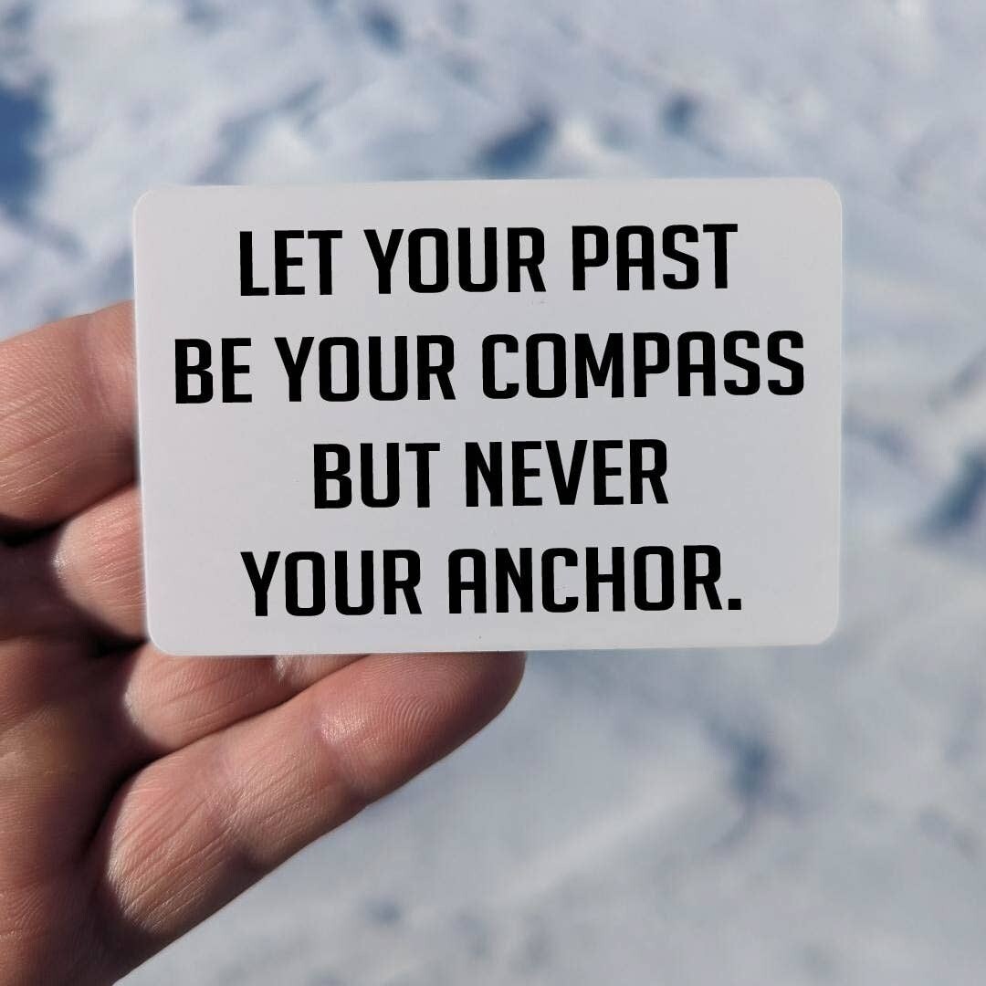 Past be Your Compass Magnet