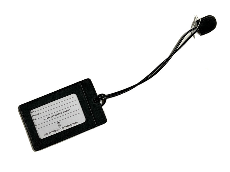 Black Luggage Tag
