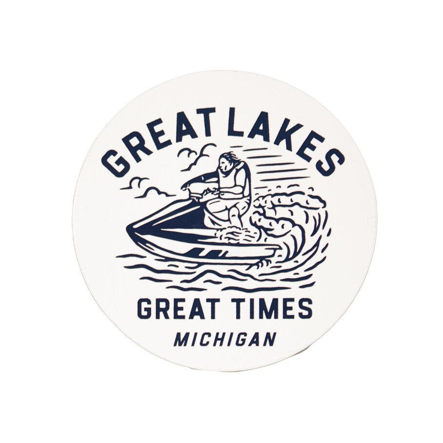 Great Lakes Michigan Sticker