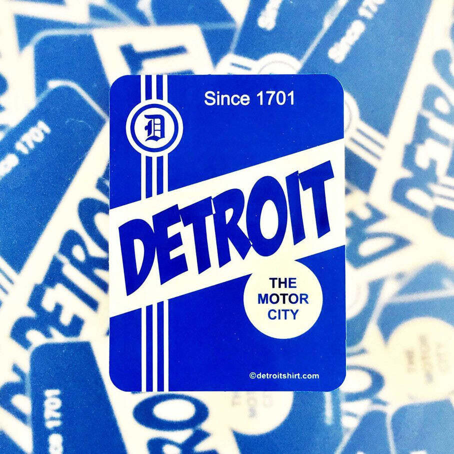 Detroit Motor City Sticker