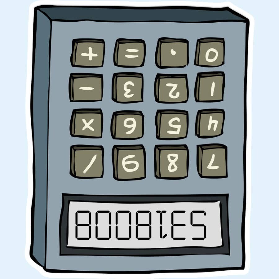 Calculator Sticker