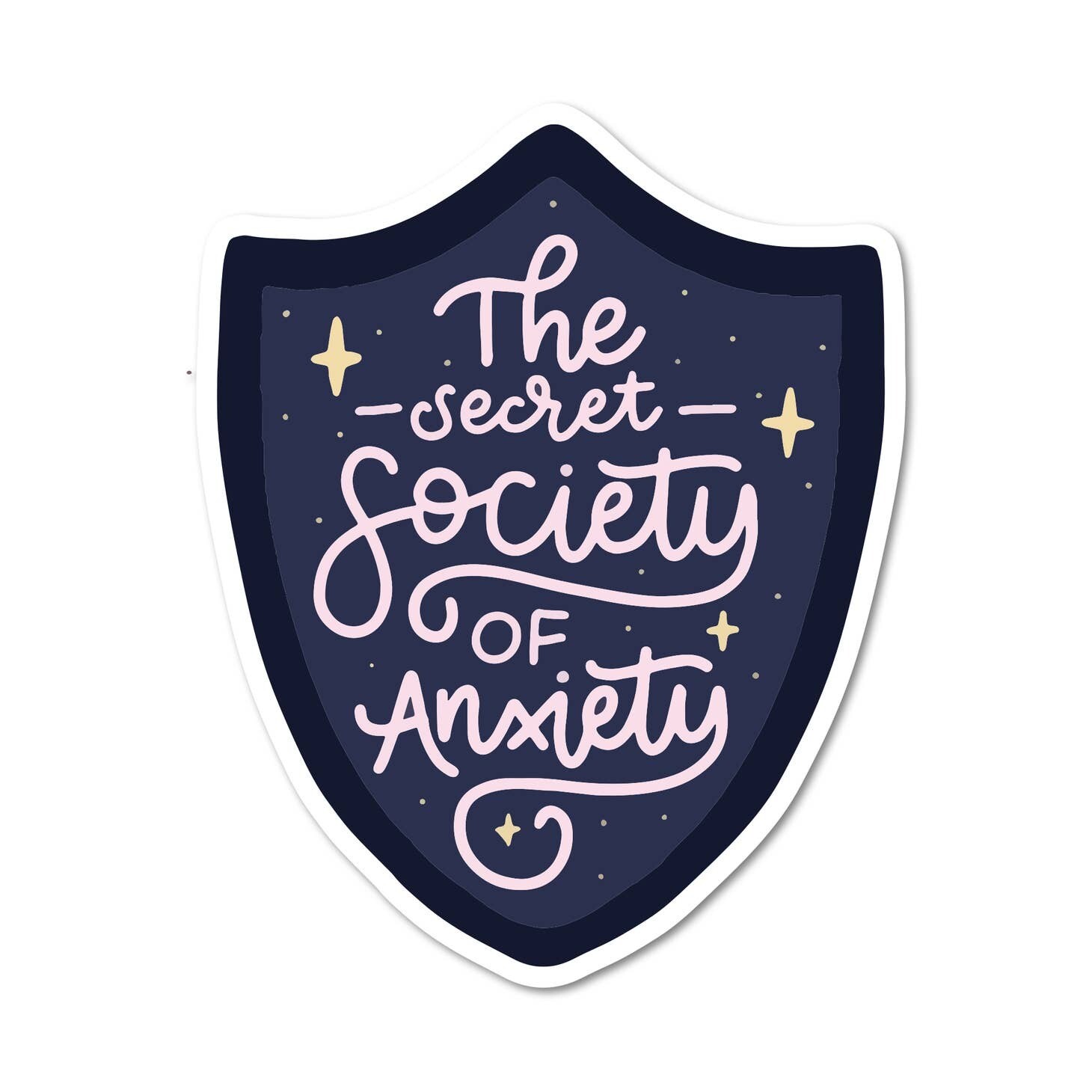 Secret Society of Anxiety Sticker