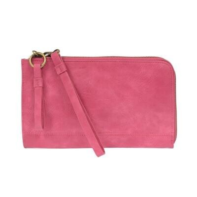 Joy Karina Crossbody Wallet Vivid Pink