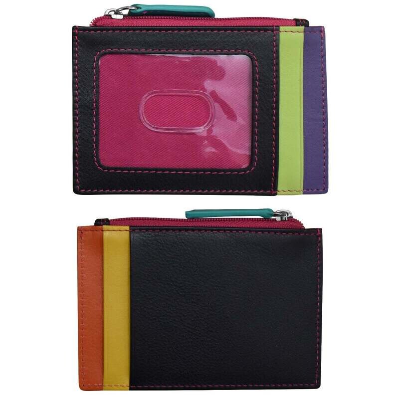 Zip ID Card Case Blk/Brgt