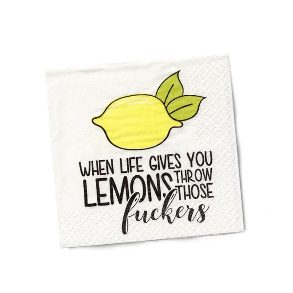When Life Gives You Lemons Napkins