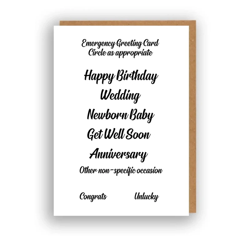 Emergency Card