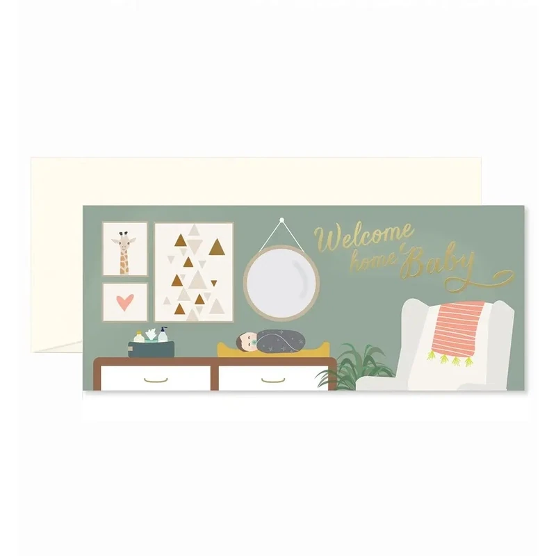 Welcome Baby Nursery Card