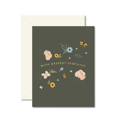 Deepest Sympathy Floral Card