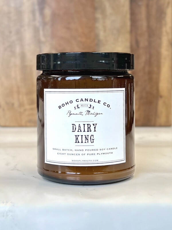 BoHo Dairy King Candle
