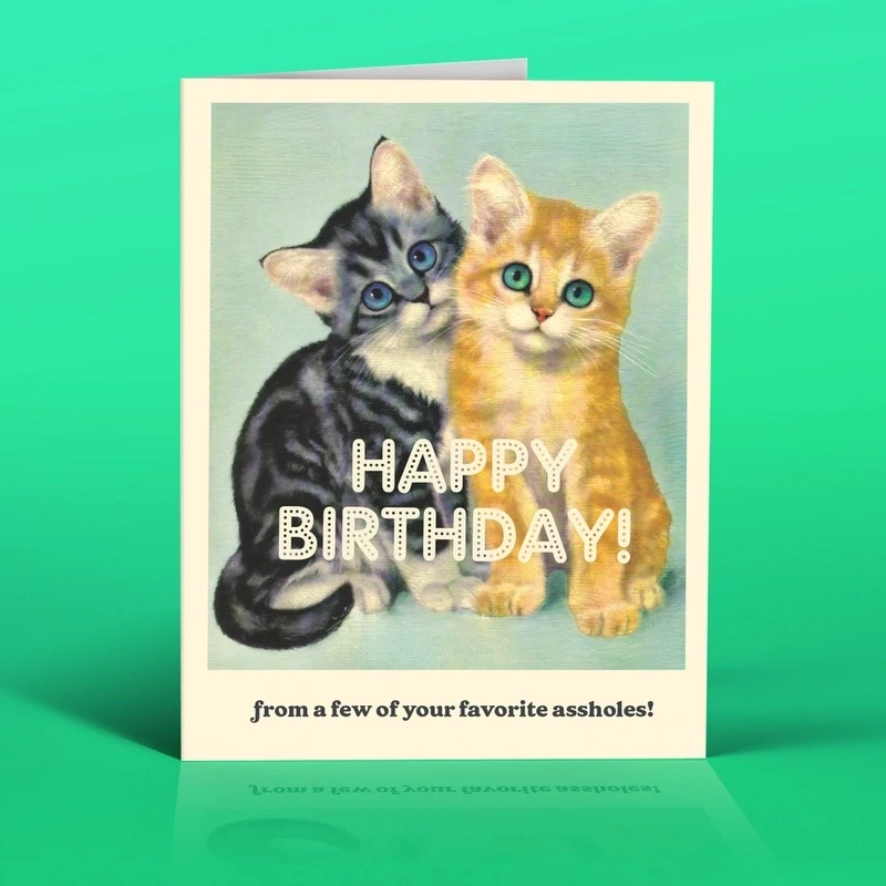 A*Hole Cats Card