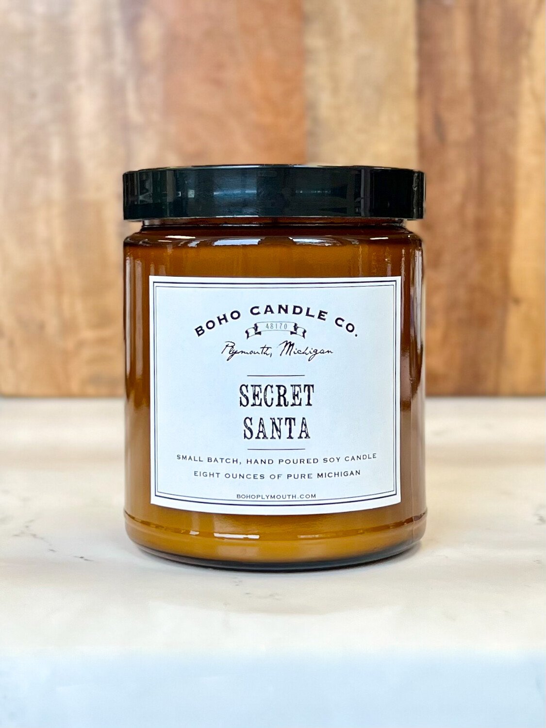 BoHo Secret Santa Candle