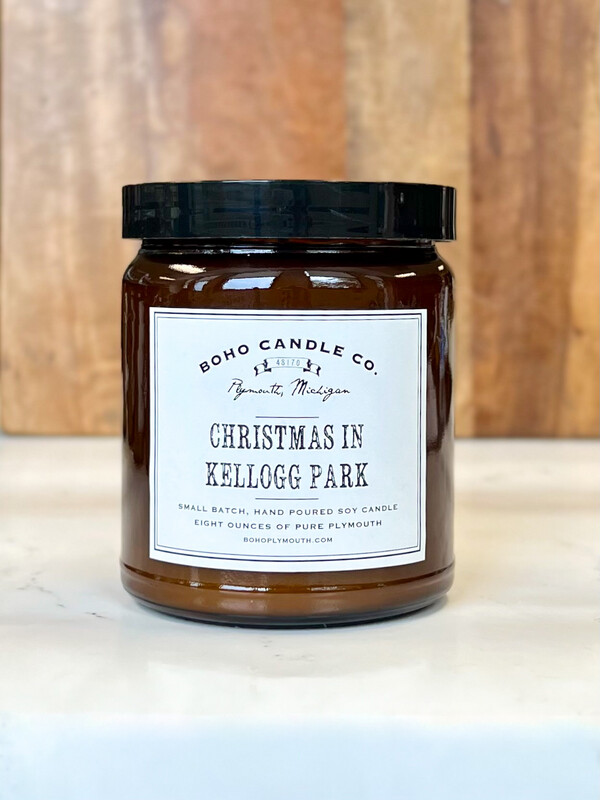 BoHo Christmas in Kellogg Park Candle