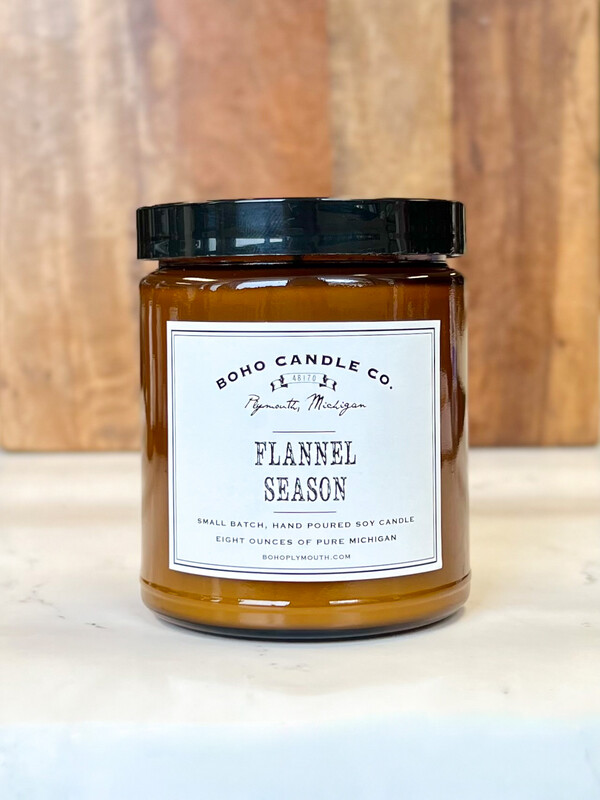 BoHo Flannel Season Candle