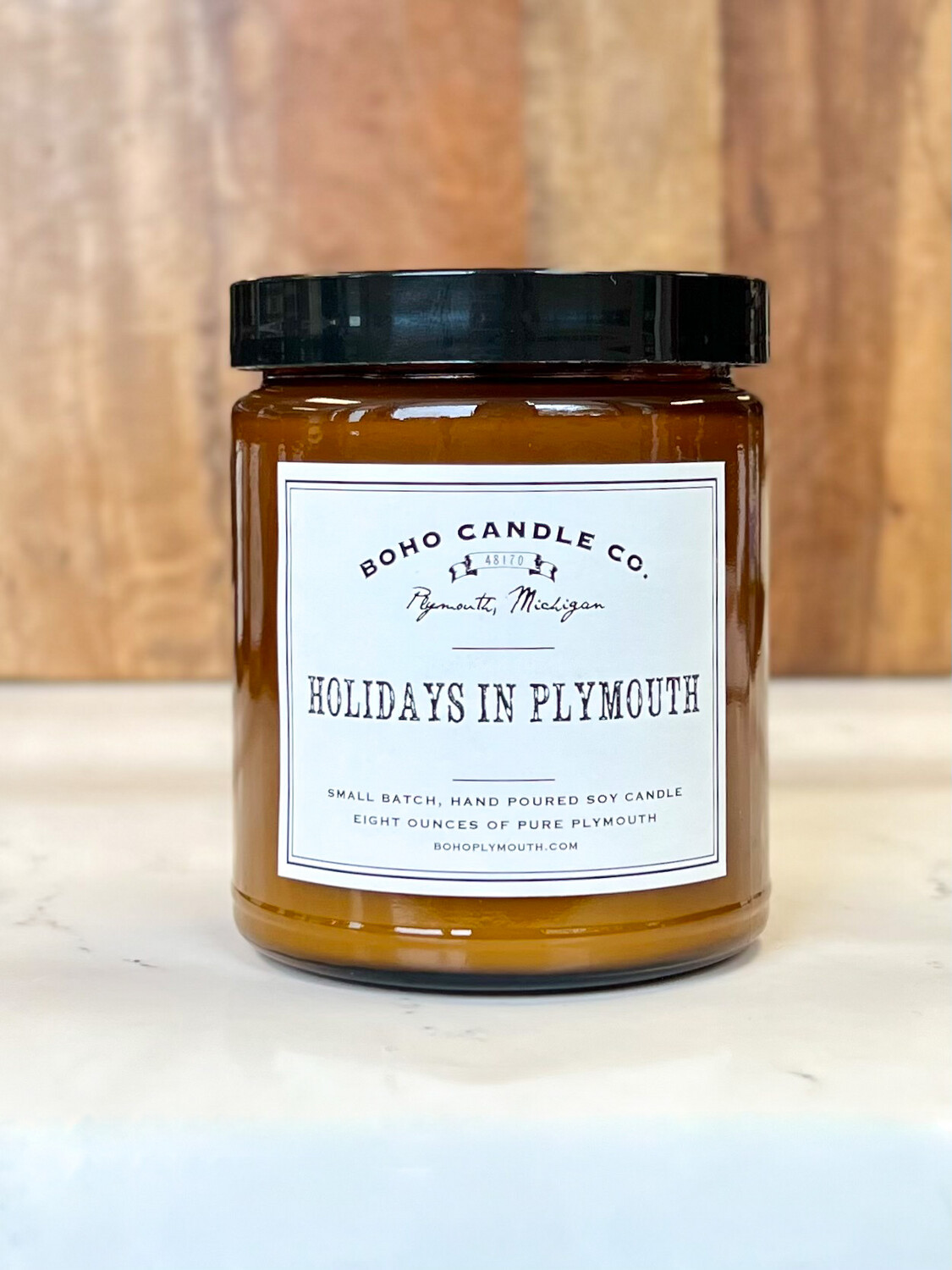 BoHo Holidays in Plymouth Candle