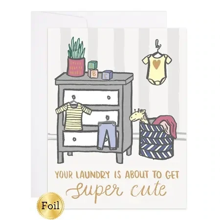 Super Cute Laundry Card