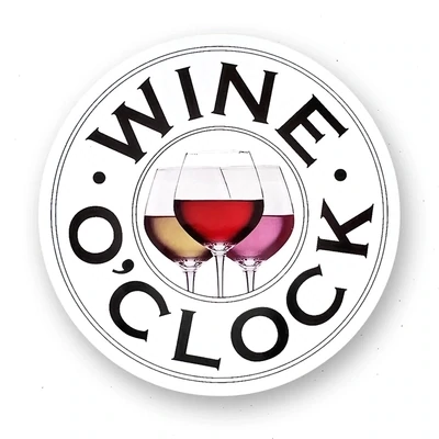 Wine O'Clock Sticker