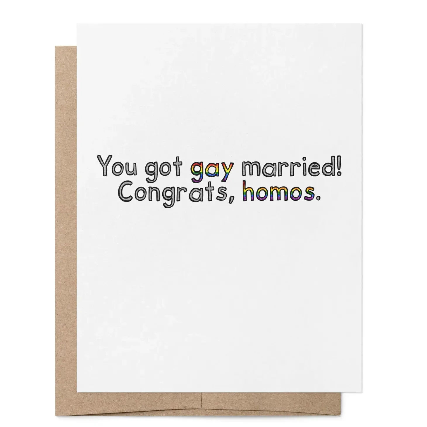 Gay Married Card