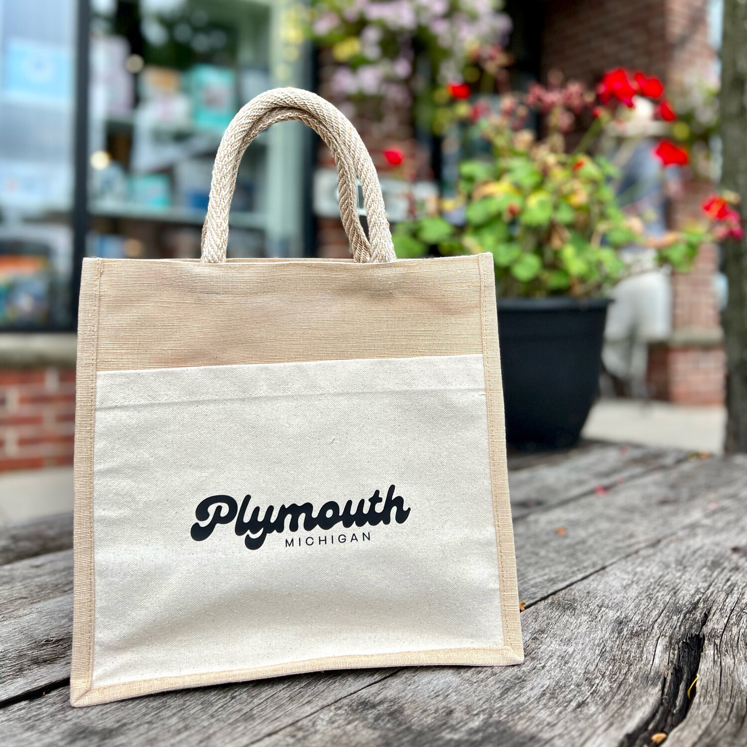 Plymouth Woven Tote Bag