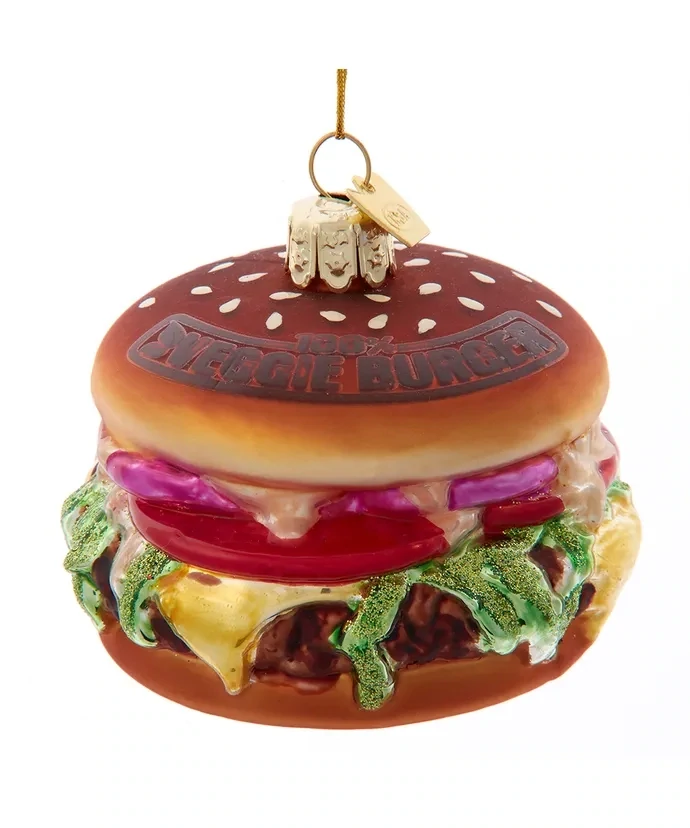 Veggie Burger Ornament 