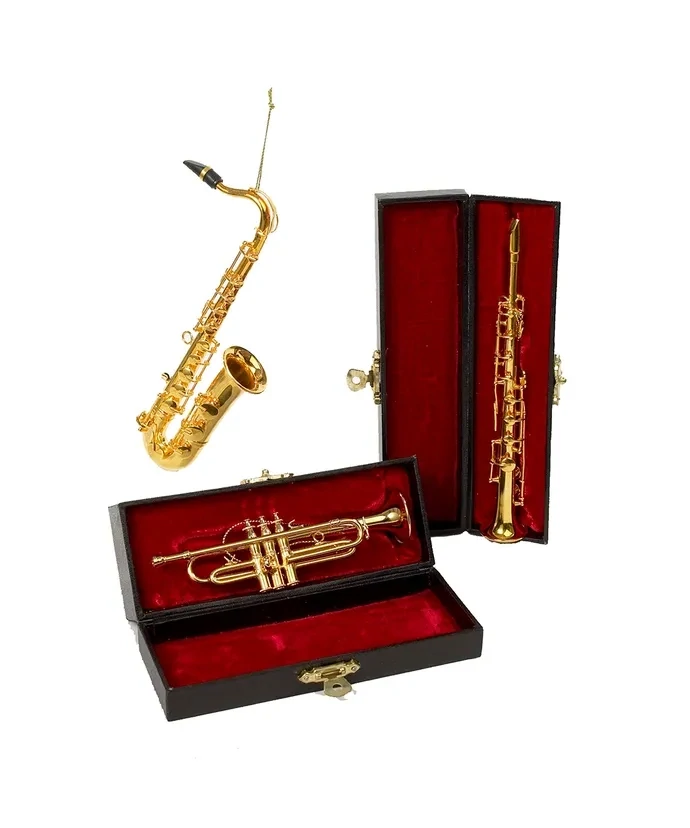 Gold Clarinet Ornament