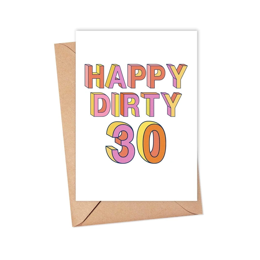 Dirty 30 Card