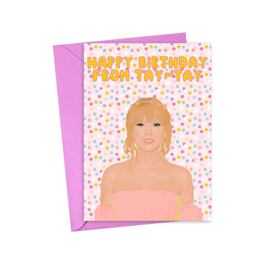 Tay Tay Birthday Card