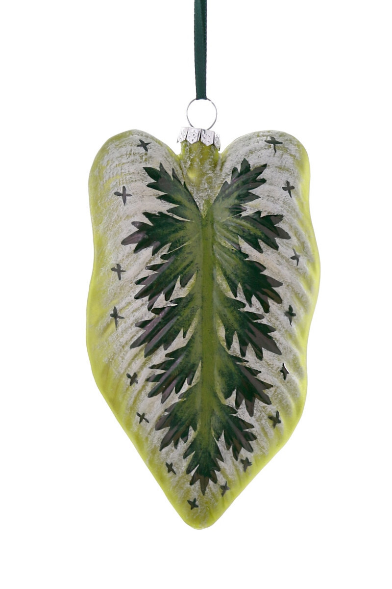 Green Leaf Ornament