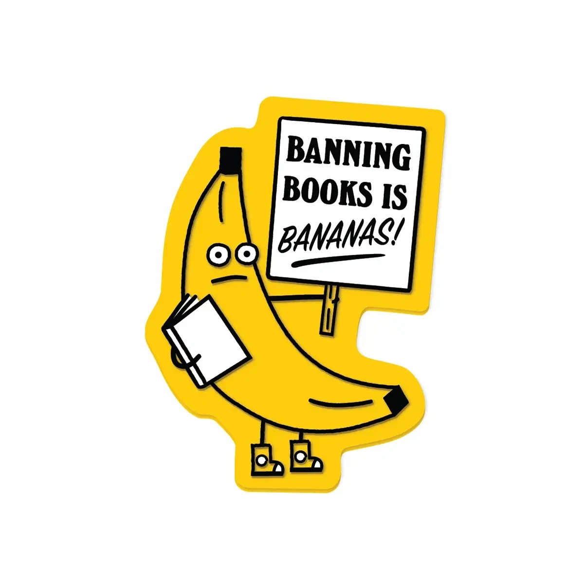 Banana Books Magnet