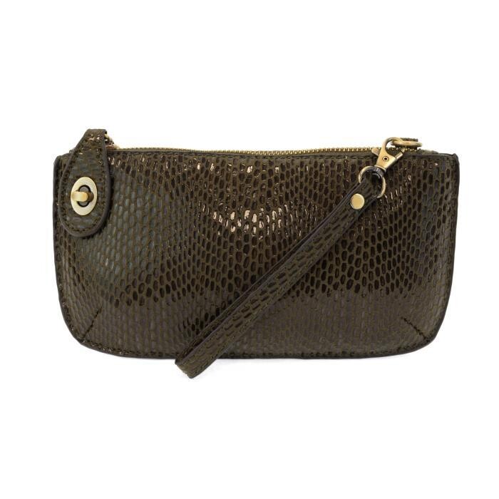 Joy Python Clutch Olive 