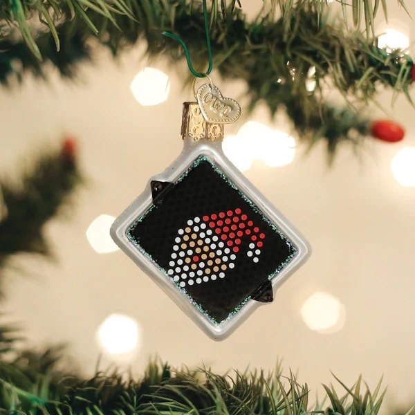 Mini Santa Lite Bright Ornament 