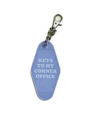 Keys to My Corner Office Keychain