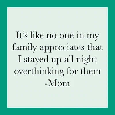 Overthink Mom Card